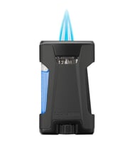 Colibri Rebel Çift Jet Puro Çakmağı Siyah (Taş)