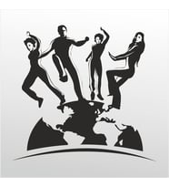 Folyo Sticker Dans 90 cm uzunluk (Karışık)
