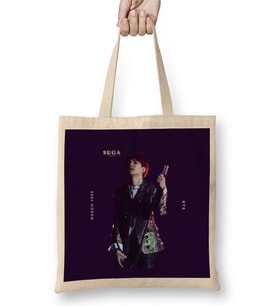 Bts Suga Dark Theme Bez Çanta Uzun Saplı
