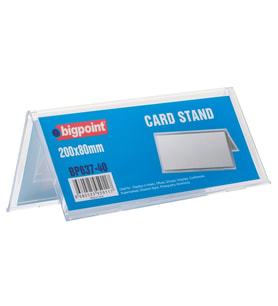 Bigpoint Kart Standı Çift Taraflı 200x80mm