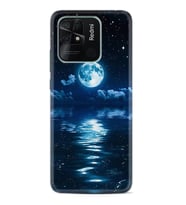Xiaomi Redmi Note 7 8 9 Pro 10 2022 10 Pro 10S Kılıf Desenli Silikon Night Moon 1133