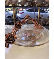 ROYAL ART ALİZE AMBER BAKIR SEPET MEYVELİK
