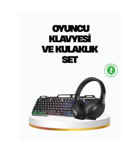 HN01 Kulaklık ve PG-8018 Oyuncu Klavyesi Güçlü Performans Paketi