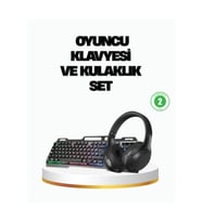 HN01 Kulaklık ve PG-8018 Oyuncu Klavyesi Güçlü Performans Paketi