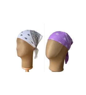 %100 Pamuklu Klasik Desen Unisex 2li Bandana Seti Renkli Bandana Etnik Desenli A Kalite Bandana