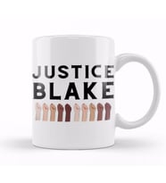 JUSTICE HAS PREVAILED George Floyd Black Lives Matter 2021 Kupa Bardak Porselen