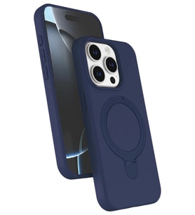 Durukar® iPhone 15 Pro Max Regal Magsafe Standlı Kapak - Lacivert