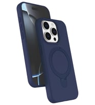 Durukar® iPhone 15 Pro Max Regal Magsafe Standlı Kapak - Lacivert
