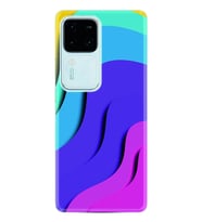 Vivo V30 Kılıf Silikon Desen Özel Seri Renk Cümbüşü 1631