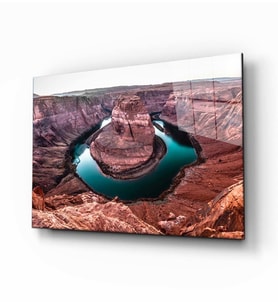 Doğa Manzara Cam Tablo 4mm Dayanıklı Temperli Cam