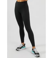 Nike Dri Fit One Luxe Full Length Leggins Women's Tigh Fit 3 Cepli Toparlayıcı Siyah Tayt