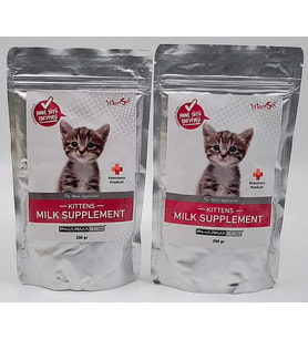 MAXİSOL Yavru Kedi Süt Tozu 200 GR  2 Adet (Beyaz)