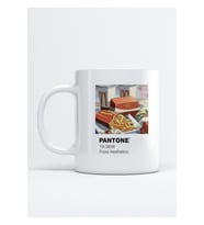 Pantone Food Aesthetics Baskılı Porselen Kupa Bardak