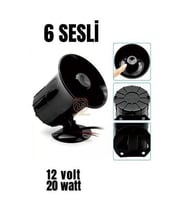 ModaCar Alarm Sireni 6 Değişik Sesli