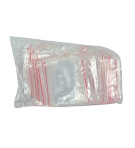 Kilitli Naylon Torba Poşet 6X7 Cm Şeffaf 100 Adet 1 Paket