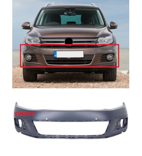 Volkswagen Tiguan Ön Tampon (Düz) 2012 Sonrası Uyumlu