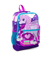 Coral High Kids  Mor Pembe Unicorn Desenli Dört Bölmeli Okul Sırt Çantası 23708