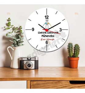 Elektrik Elektronik Mühendisi Duvar Saati 002