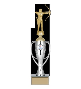 ODAK KUPA - Figürlü Kupalar - Okçu Figürlü Kupalar FG-025 B - 38 cm