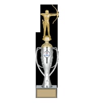 ODAK KUPA - Figürlü Kupalar - Okçu Figürlü Kupalar FG-025 B - 38 cm