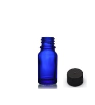 20ml mavi şişe düz kapaklı, 12 adet, cam şişe, esans şişesi, yağ şişesi, kozmetik şişesi