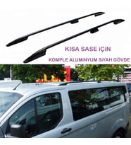 Ford Custom Üst Port Bagaj Tavan Çıtası Kısa Siyah 2012 Sonrası
