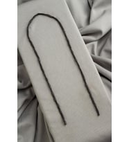 Hematit Doğal Taş Mat Siyah Silindir Kesim 3x5mm Dizi [AA]