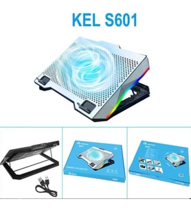 ZR924 S601 Tek Fanlı Rgb Metalik Laptop Soğutucu
