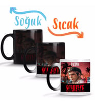 Scarface Al Pacino Sihirli Kupa Bardak Porselen