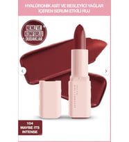 Maybelline New York Serum Etkili Hyalüronik Asit ve Besleyici Yağ İçeren Ruj - 104 Maybe It's Intense