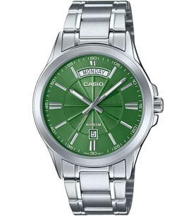 CASIO MTP-1381D-3AVDF YEŞİL KADRAN METAL ERKEK KOL SAATİ