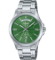 CASIO MTP-1381D-3AVDF YEŞİL KADRAN METAL ERKEK KOL SAATİ