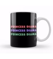 Princess Diana Quotes Art Gift  UK Vintage Retro Style Kupa Bardak Porselen
