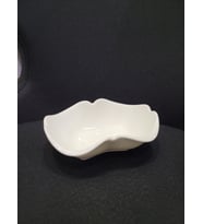 Salata Kase Porelen Beyaz Çerezlik Şekerlik Lokumluk 13x9x5cm Sofra Kase 1 Adet