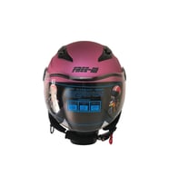 Motosiklet ve Bisiklet Yarım Camlı Çocuk Kaskı Ce Abs Material Motor Kaskı Fuchsia