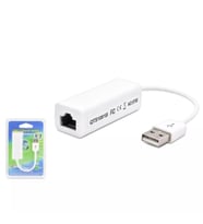 Hadron HDX5277 USB 2.0 to RJ45 Ethernet Adaptörü 10/100 Mbps - Beyaz