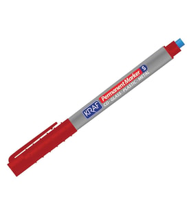 KRAF 270M ASETAT KALEMİ SİLGİLİ (S) KIRMIZI
