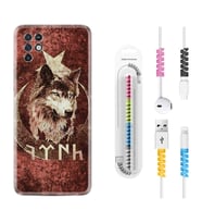 INFINIX Note 11 Pro Note 10 Hot 9 Play Kılıf Kablo Koruma Spiral Silikon Göktürk 3 1412