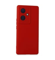 Vivo V29 Lite Kılıf Nano İçi Kadife Silikon - Kırmızı