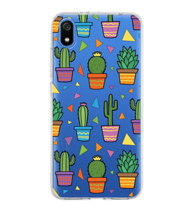 PrintiFy Xiaomi Redmi 7A ile Uyumlu 1mm Slim Fit Water Color 4 Baskılı Şeffaf  Kılıf