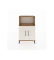 Arges Komodin 2 Raflı 2 Kapaklı 60x30x96 Çam-Aytaşı