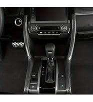 HONDA CİVİC FC5 FK7 2016 2021 model SEDAN HATCHBACK Vites Kolu Sol ve Sağ Trim KARBON AKSESUAR (Siyah)