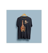 Oversize Zürafa Tasarım Unisex T-shirt