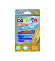 Carioca Temperello Stick Poster Boyama Kalemi Metalik 6 Renk 