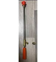 60 cm Püskürtme Ayarlı Seramik Uçlu Yıkama İlaçlama Makina Tabancası-1/2" Girişli