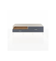 Hyperion TV Ünitesi Tek Raflı 2 Çekmeceli  176x44x51 Aytaşı-Çam/Antrasit