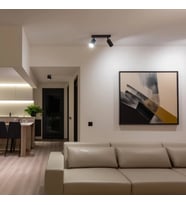 RİOLIGHT MODERN6 SİYAH6,MUTFAK6,GİYİNME ODASI6,CAFELER5 İÇİN METAL 2Lİ LED SPOT(AMPUL DAHİL)