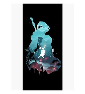 Nier Automata 2B Waifu Tablo Ahşap Poster Dekoratif