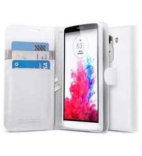 Spigen G3 ile Uyumlu Kılıf Slim Wallet S Cüzdan White (Beyaz)
