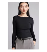Defacto 26Y801001170 Siyah Kadın T-Shirt G9201AX/BK81